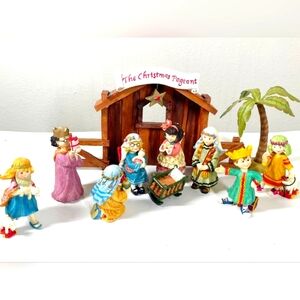 Nativity Scene by Mary Engelbreit  - Rare brand new figurines set